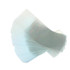 Clear glass microscope slides with frosted end for marking on both sides.