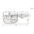 Mitutoyo Ultra High Accuracy Digimatic Micrometer diagram