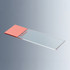 UniMark orange microscope glass slides.
