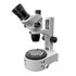 Trinocular BF/DF polarizing stereo microscope.