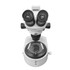 Binocular BF/DF polarizing stereo microscope.