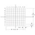 Reticle Grid 1mm Squares 100 Total Labeled Accented Crossline