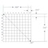 Reticle Grid 0.050 Inch Squares 100 Total Labeled