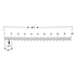 Reticle Ruler 0.400 Inch 100 Divisions