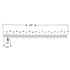 Reticle Ruler 0.400 Inch 100 Divisions