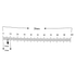 Reticle Ruler 20mm 100 Divisions