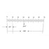Reticle Ruler 0.70 Inch 70 Divisions