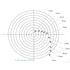 Reticle 10 Concentric Circles 0.1mm - 1mm