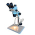FZ8 Stereo Zoom Trinocular Microscope with Dual Pipe Lights
