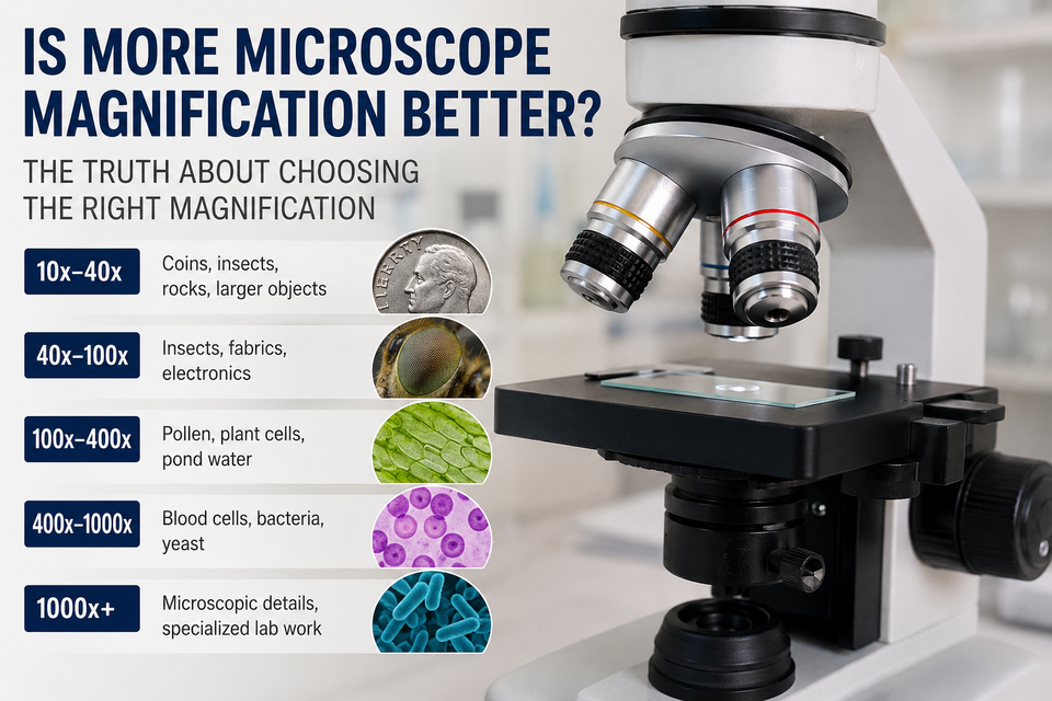 Is More Microscope Magnification Better? The Truth About Choosing the Right Magnification