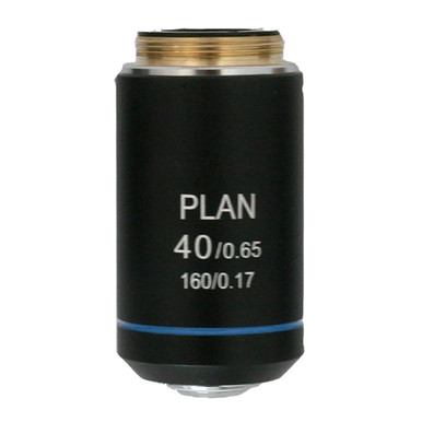 Plan Achromat 40x Microscope Objective Lens 160mm Tube Length ...