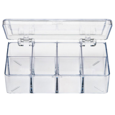 Partitioned 8 Compartment Rectangular Box 4.63