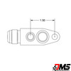 Single -10an Low Profile Turbo Drain for Garrett, VS Racing,  Xona Rotor Turbos