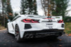 MBRP 20-23 Chevrolet Corvette C8 3in Cat Back Quad Split Rear Exit w/ Carbon Fiber Tips - T304