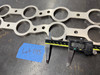 Pair of Laser Cut Stainless Steel 1.875" LS Header Flanges