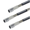Red Horse -04 AN Straight Female To -04 AN Straight Female Stainless Brake Line 9" Long