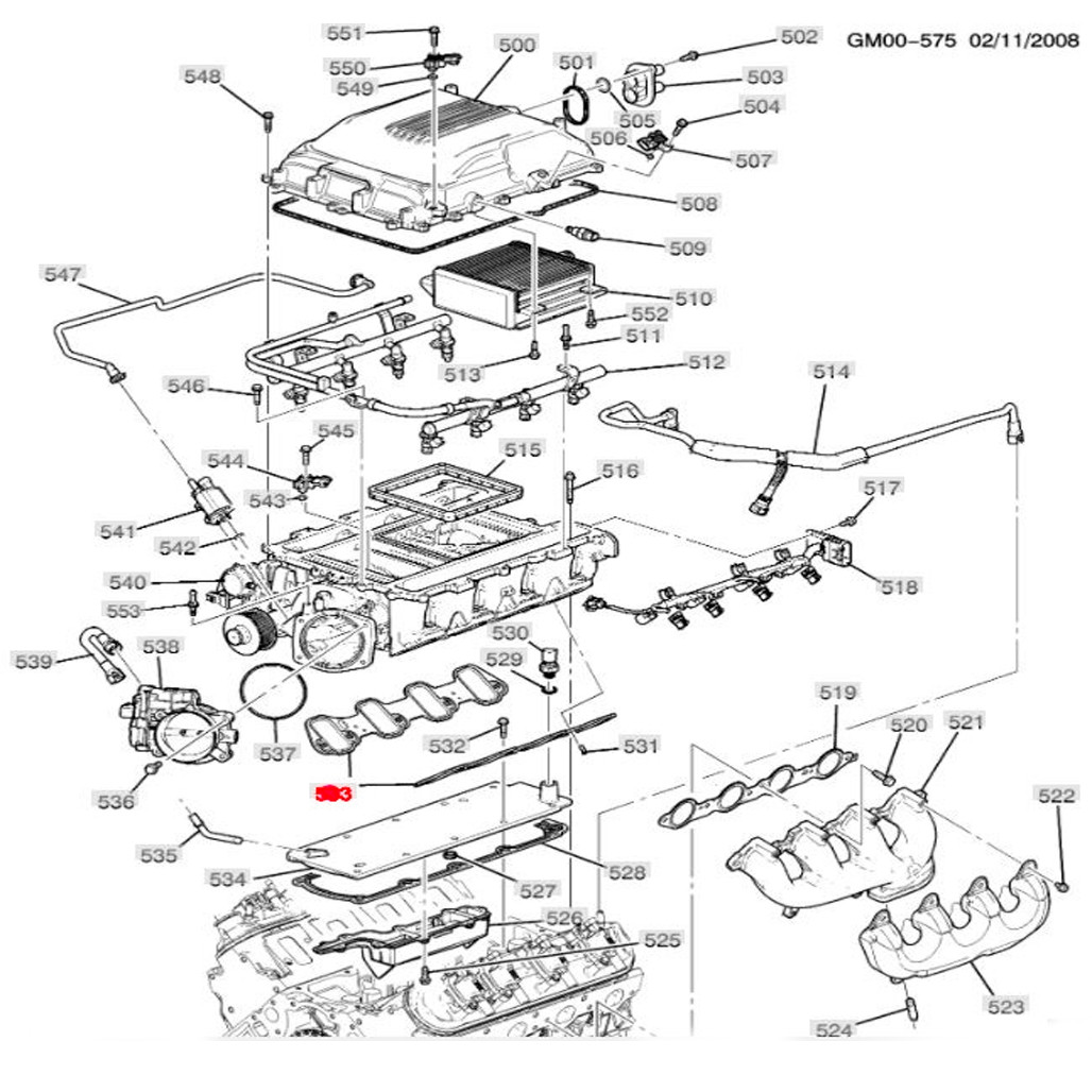 LSA Supercharger Intake Gaskets