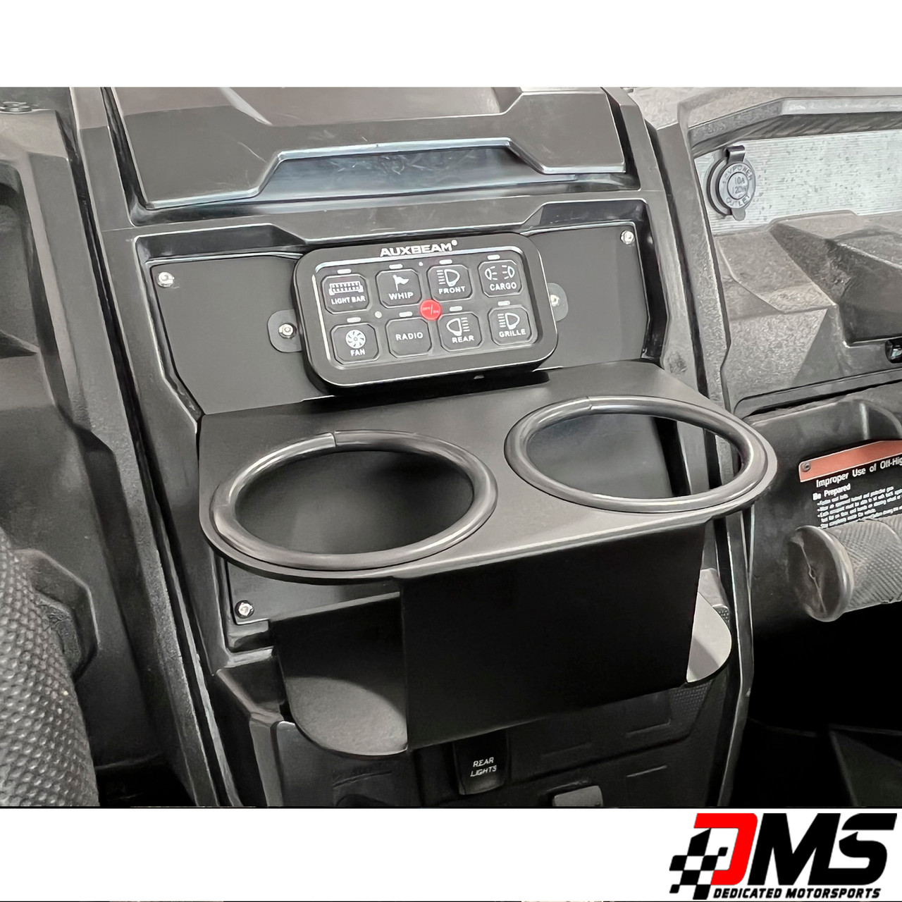 KRX Center Console Cup Holder For Large Cups