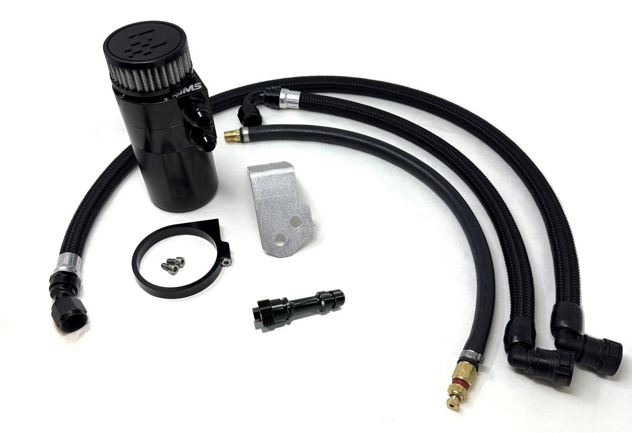 DMS Dual -10an Billet Catch Can Kit - Vented - V3 CTS-V and 6Th