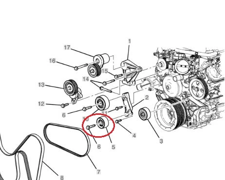 10 Rib 70mm Idler Pulley