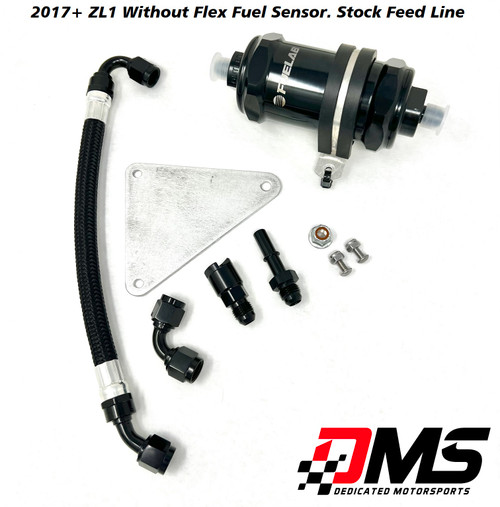 Camaro ZL1 6 Micron Fuel Filter Kit with Stock Feed Line