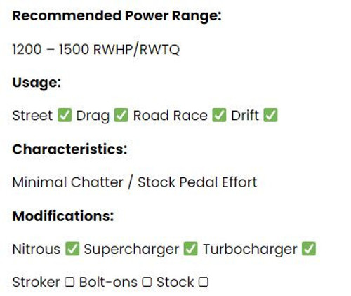 Monster SC Series Triple Disk Clutch - GEN 2 CTS-V Monster SC Series Triple Disk Clutch - GEN 2 CTS-V
