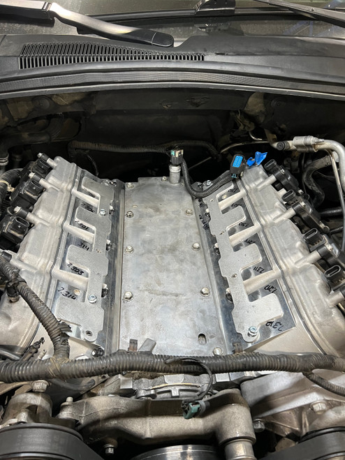 Rectangle Port Cylinder Head Intake Port block off plates (pair)