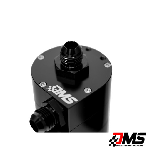 DMS -10AN High Flow Billet Catch Can with Recirculating Top DMS -10AN High Flow Billet Catch Can with Recirculating Top