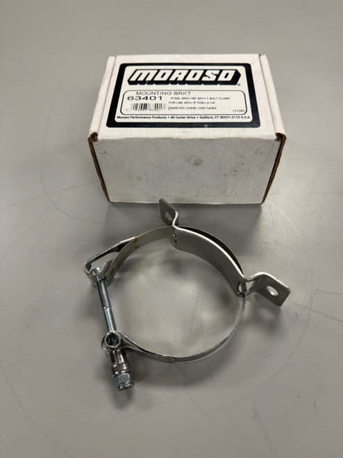 Moroso Universal Mounting Bracket, Overflow Tank, Clamp Mount, 3 in