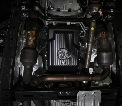 aFe POWER Pro Series Transmission Pan Black w/ Machined Fins 21+ Bronco aFe POWER Pro Series Transmission Pan Black w/ Machined Fins 21+ Bronco