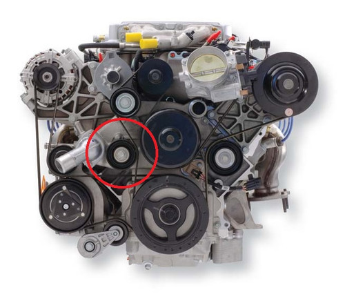 ACDeclo LS9 76mm 11 Rib Idler Pulley