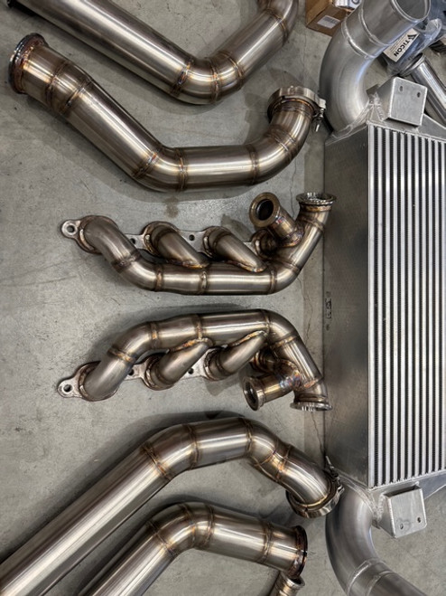 2016+ Cadillac CTS-V Twin Turbo Kit V3 - Top Mount - Mirror Image