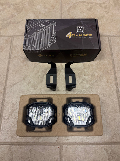 Morimoto 4 Banger HXB Combo/White LED Pod Lights
