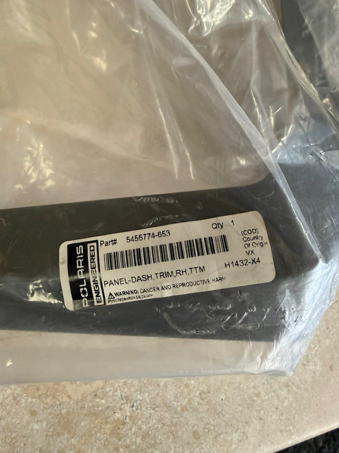 2020-2024 Polaris Pro R, Pro Xp and Turbo R passenger dash trim (new)