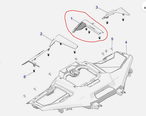 2020-2024 Polaris Pro R, Pro Xp and Turbo R driver dash trim (new)