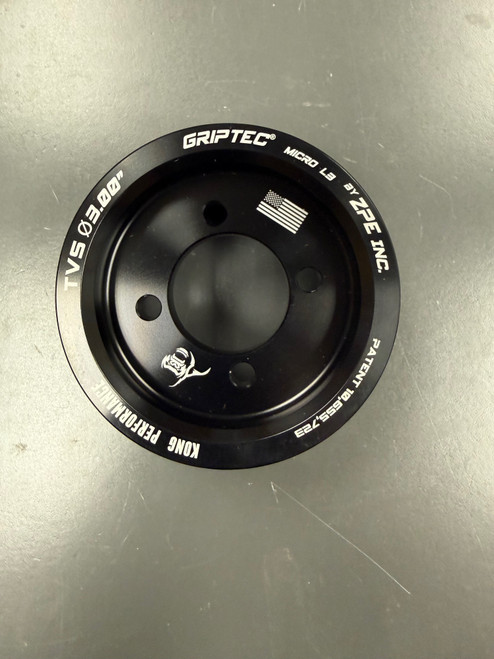 3.00" 8 Rib ZPE Griptec Upper Pulley for Edelbrock or Kong  2650 Superchargers