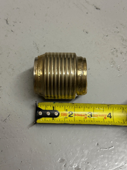 1.750" Flex Bellow (with Inner Liner) x 2.500" Overall Length - 304 Stainless