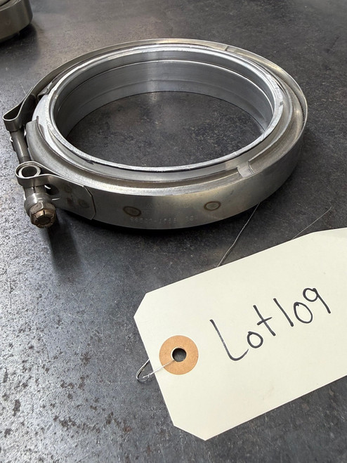 Single 5" Aluminum  V-Band Clamp Assembly  Clampco (modified)