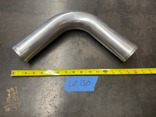 2.5" Aluminum 90 Degree Mandrel Bend
