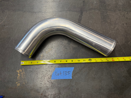 3" Aluminum 90 Degree Mandrel Bend Short Leg