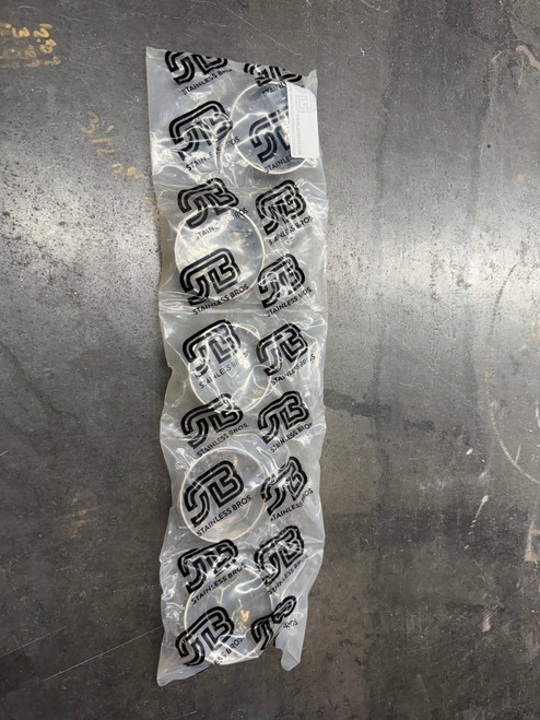 3" SS304 Pie Cut - 1.5D Loose Radius - 16GA/.065" Wall - 5 Pack (45°total)