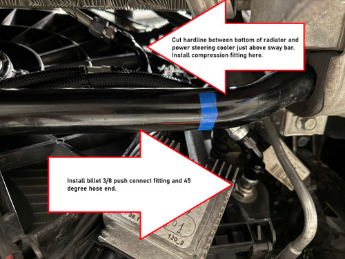 C6 Automatic Transmission Cooler Kit with fan