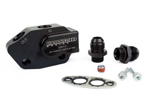 Improved Racing Low-Profile Oil Cooler Thermostat for LS Engines