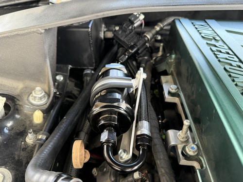 DMS Line and Fitting Kit for Radium Billet LSA Fuel Rails with Fuelab 6 Micron Fuel Filter