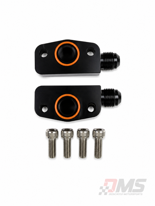 -10an Low Profile Turbo Drains for T4 or 2 Inch Bolt Spacing Turbos