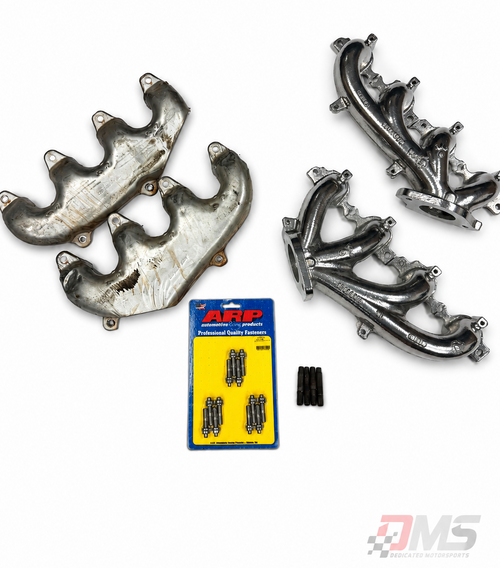 OEM CTS-V Exhaust Manifolds High Temp Ceramic Coated and ARP Studs