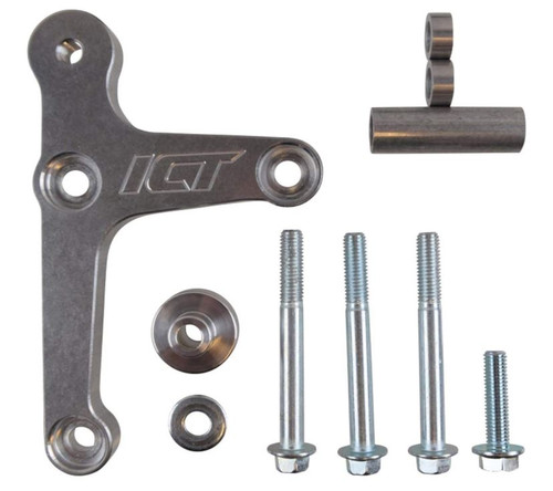 ICT Billet Billet Alternator Bracket Low Mount Compatible with LS Corvette