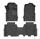 Husky Liners 2021+ Ford Bronco 4 Door Weatherbeater Front & 2nd Seat Floor Liners - Black