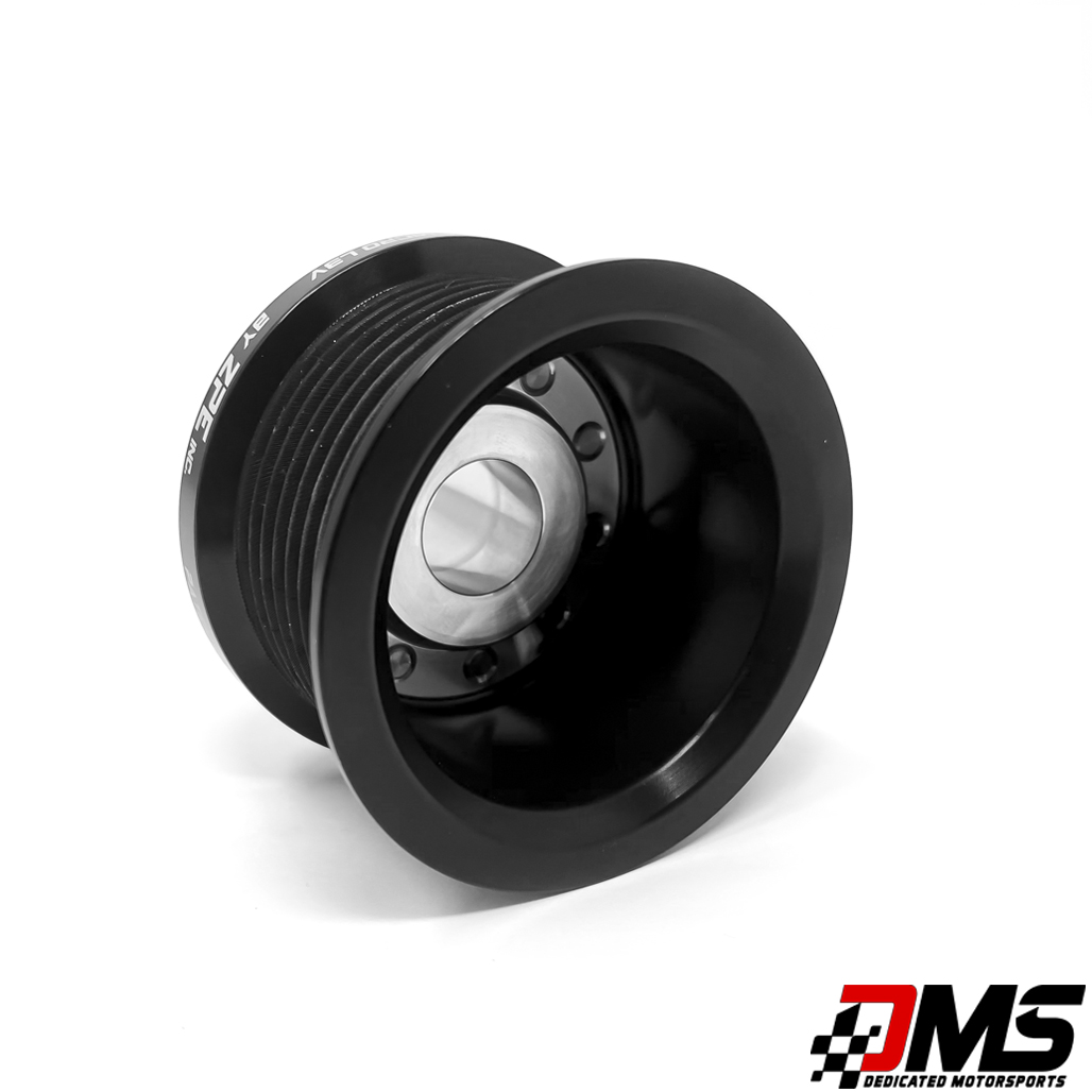 LT4 Pulley & Hub 2.30" Black Griptec V2