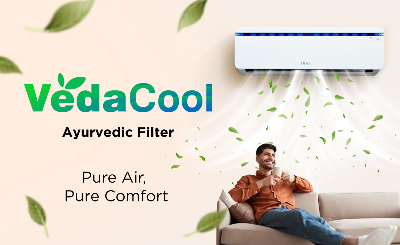 Akai VedaCool 1.5 Ton 3-Star White Inverter Split AC